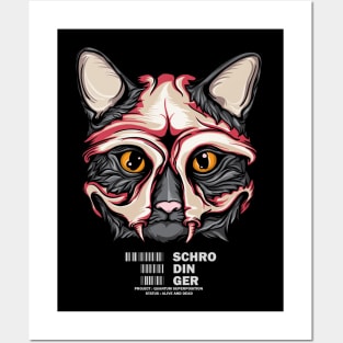 schrodinger cat Posters and Art